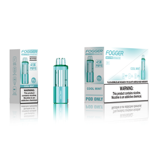 FOGGER VAPE 45000 퍼프 리필 가능 교체 포드 일회용 Vape 리필 포드, FOGGER VAPE용 고용량 Vape 교체 포드
